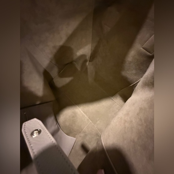 Aerin Suede Oversized Weekender Bag - Picture 7 of 13